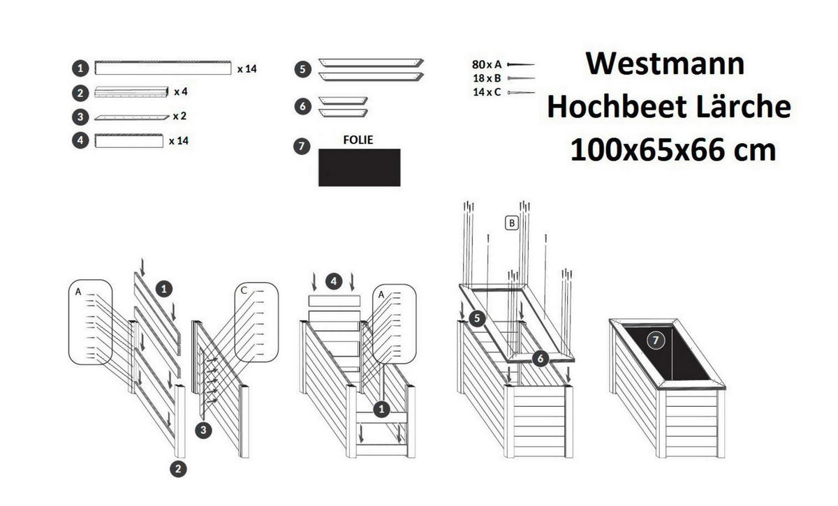 VYVÝŠENÝ ZÁHON   - farba smrekovca, Basics, drevo (65/66/100cm)
