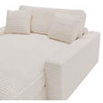 XXL-SESSEL Cord Naturfarben    - Schwarz/Naturfarben, MODERN, Kunststoff/Textil (160/87/190cm) - Carryhome