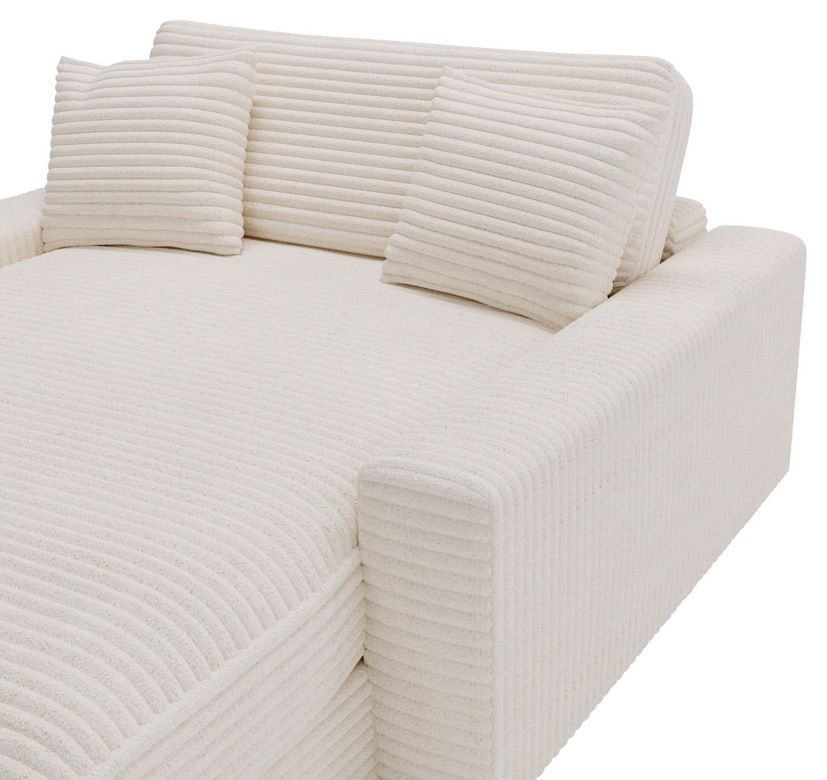 XXL-SESSEL - Schwarz/Naturfarben, MODERN, Kunststoff/Textil (160/87/190cm) - Carryhome