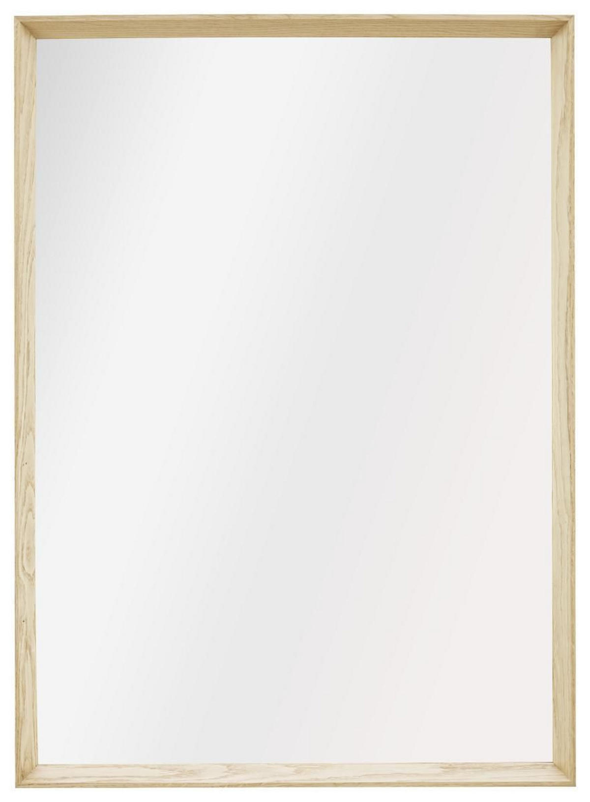 WANDSPIEGEL 52/72,5/4 cm    - Eichefarben, Design, Glas/Holz (52/72,5/4cm)
