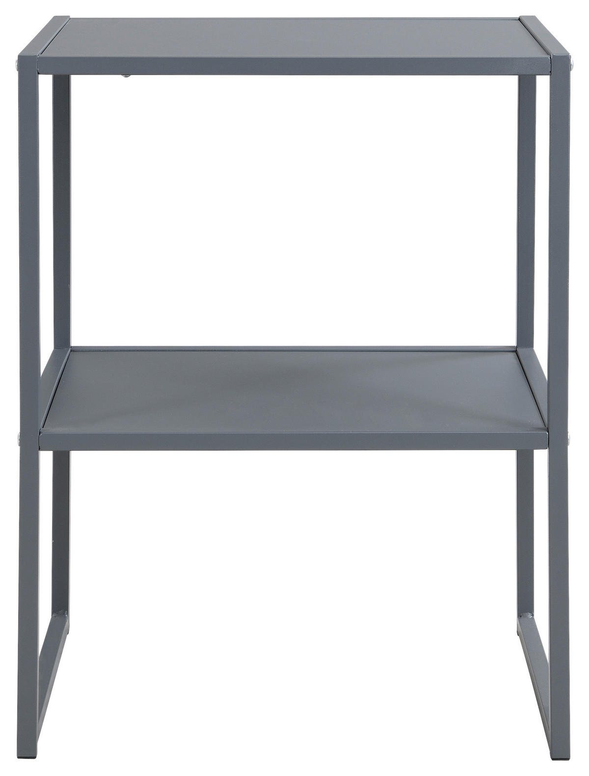 BEISTELLTISCH in Metall, Holzwerkstoff 43/33/60 cm  - Dunkelgrau, Design, Holzwerkstoff/Metall (43/33/60cm) - home24