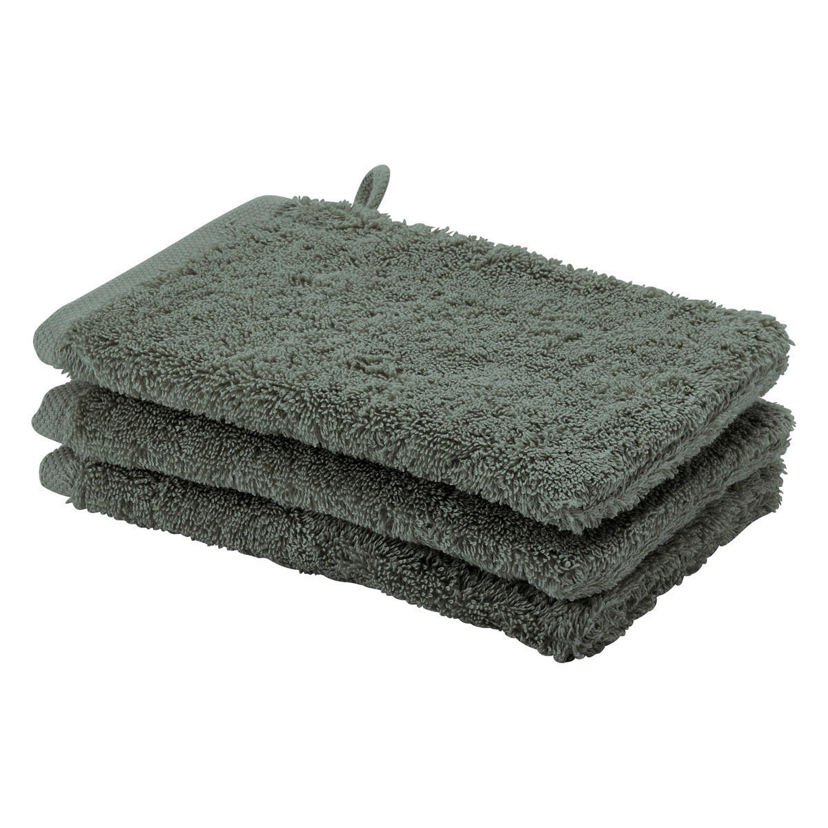 WASCHLAPPEN London Grün  - Grün, KONVENTIONELL, Textil (16/22cm) - Aquanova