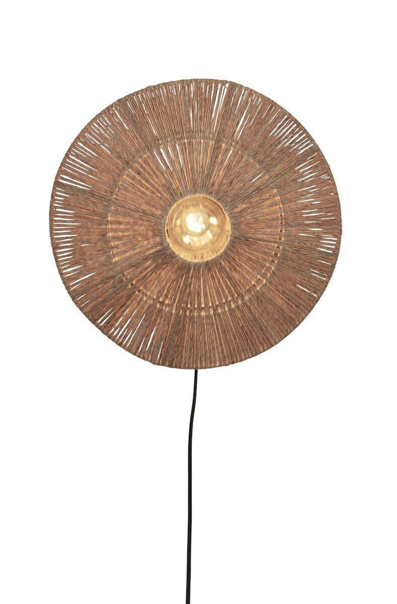Good & Mojo Wandleuchte GOOD\u0026MOJO Natur 12x40x40 cm