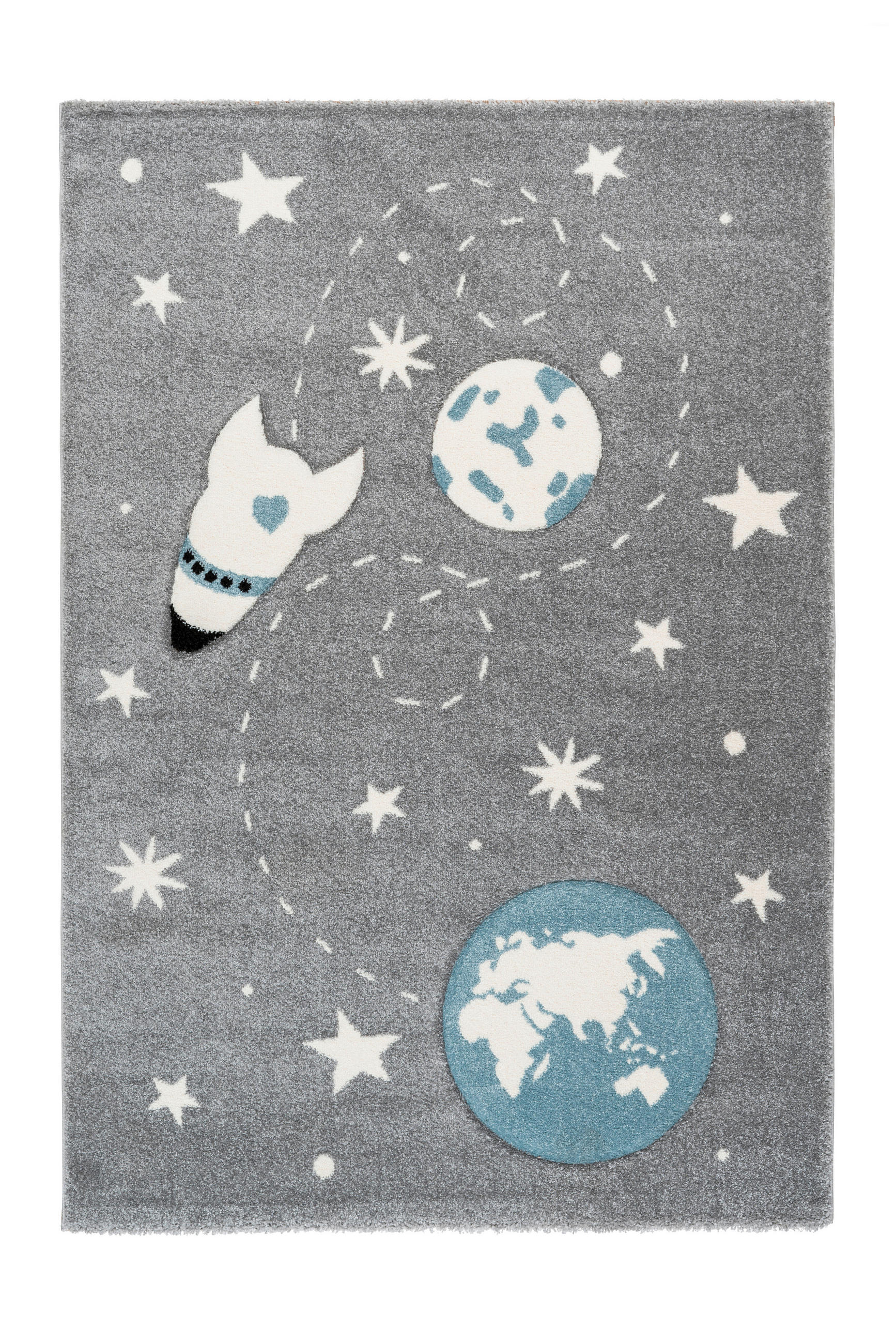 KINDERTEPPICH 120/170 cm Yowah  - Silberfarben, Trend, Kunststoff/Textil (120/170cm) - Kayoom