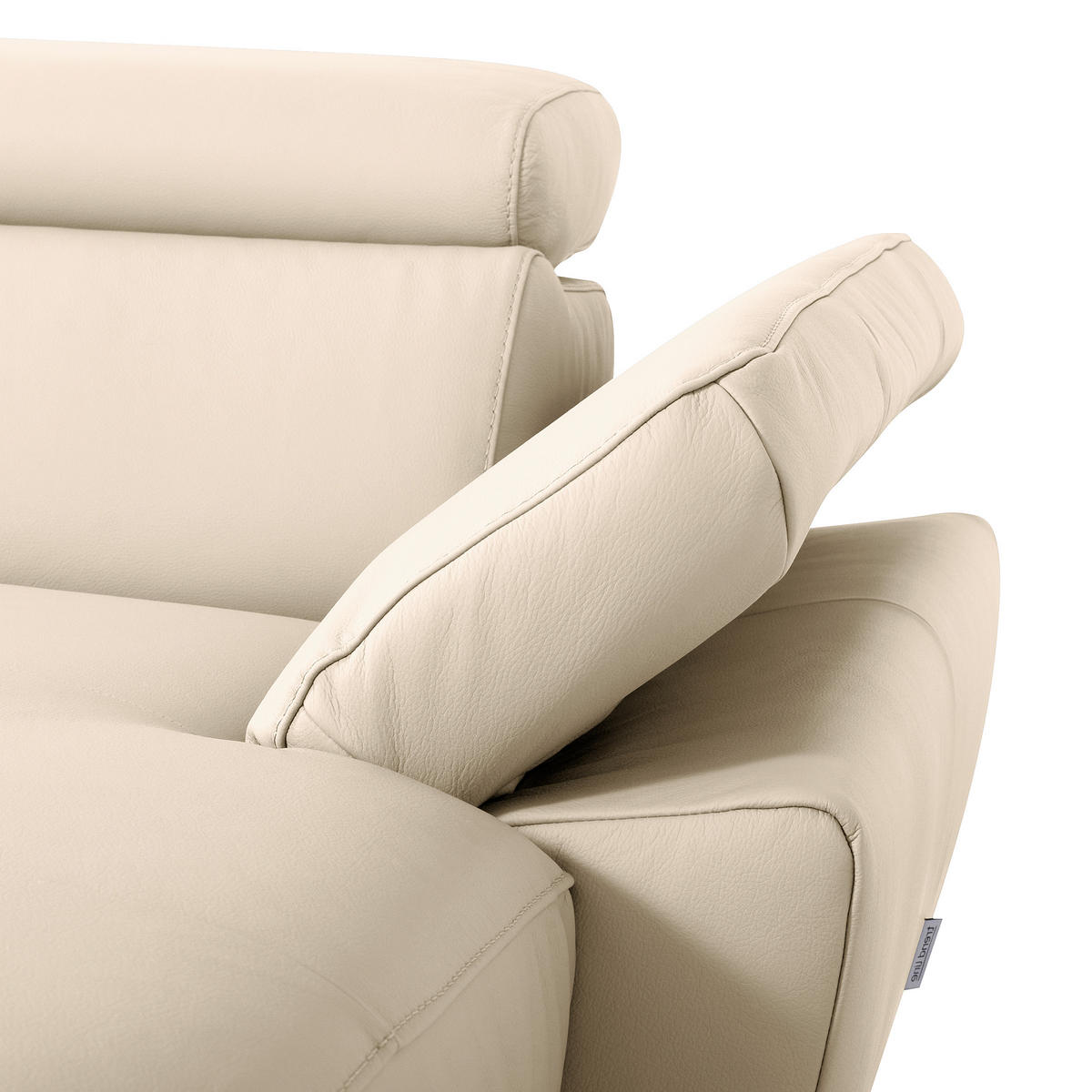 ECKSOFA  in Lederlook Echtleder Grau  - Schwarz/Grau, Design, Leder/Textil (252/179cm) - Livetastic