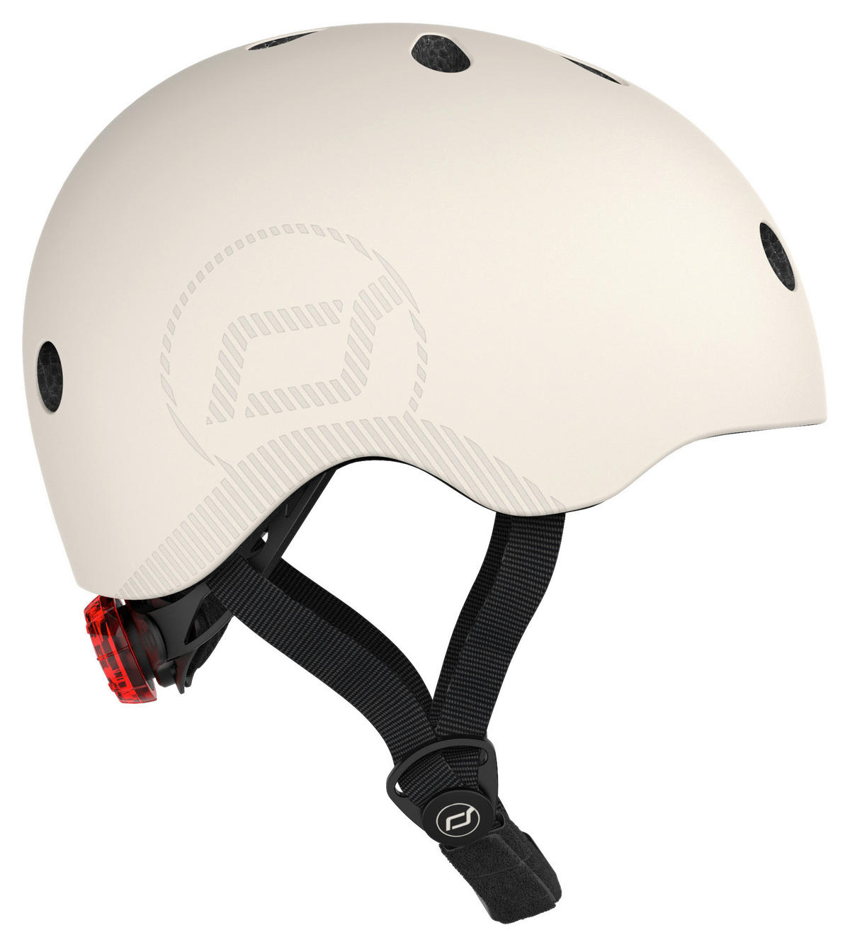 KINDERHELM S-M  - Hellgrau, Trend, Kunststoff/Textil (S-Mnull) - Scoot and Ride