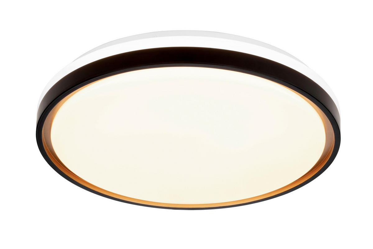 LED SVJETILJKA STROPNA  - bijela/zlatne boje, Basics, metal/plastika (49/6,7cm) - Novel