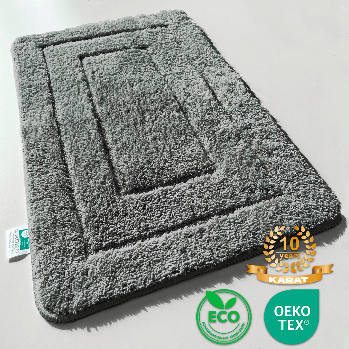 BADEMATTE Atlantis Beige 60/100 cm  - Beige, Basics, Kunststoff/Textil (60/100cm) - Floordirekt