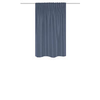 WÄRMESCHUTZVORHANG ESKIMO blickdicht 135/145 cm   - Blau, Basics, Textil (135/145cm)