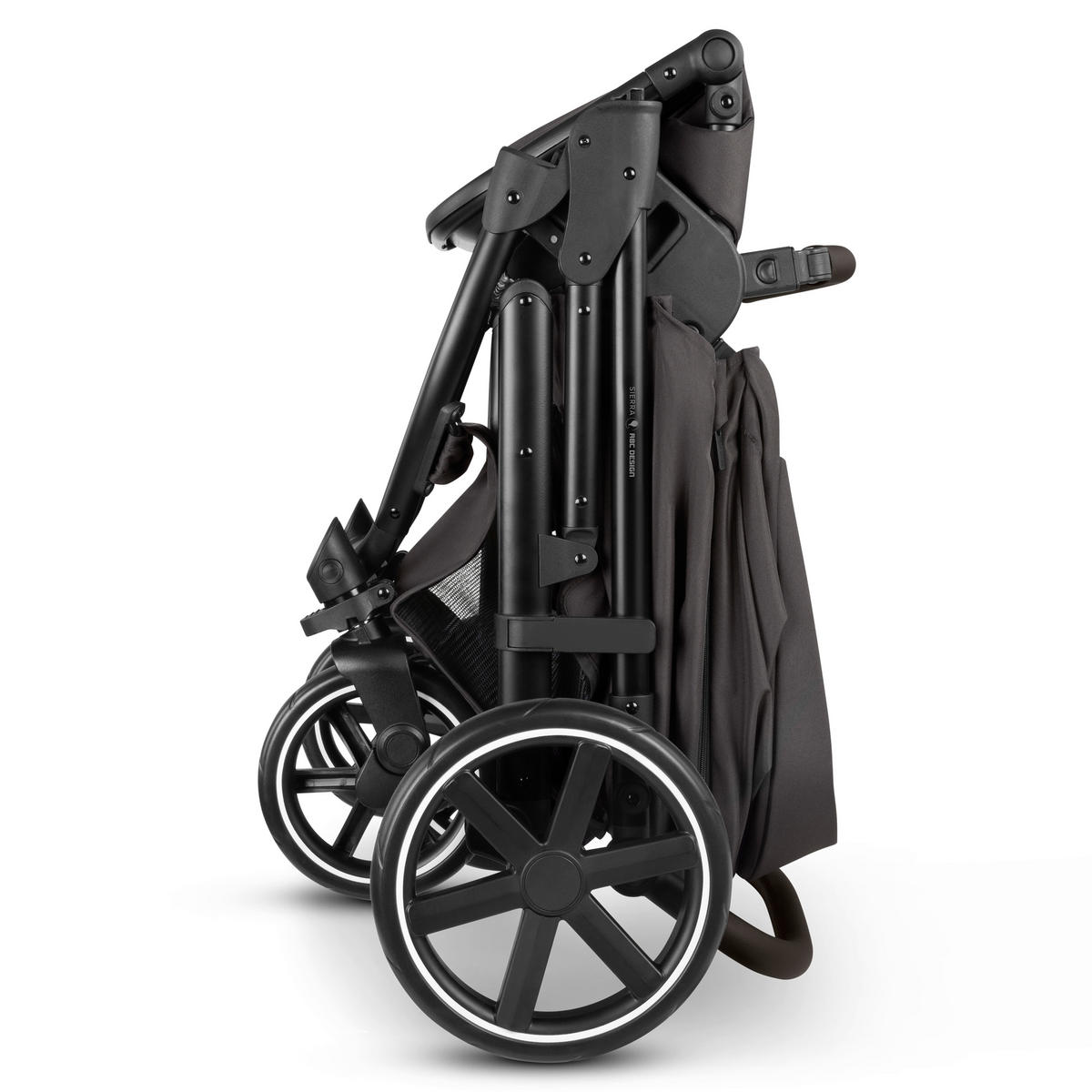 KINDERWAGENSET  Sierra All in One  Nut  - Anthrazit/Graubraun, Basics, Metall (58,5cm) - ABC Design