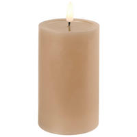 LED-LJUS 7,5/12,5 cm  - sandfärgad, Lifestyle, plast/paraffin (7,5/12,5cm) - Ambia Home