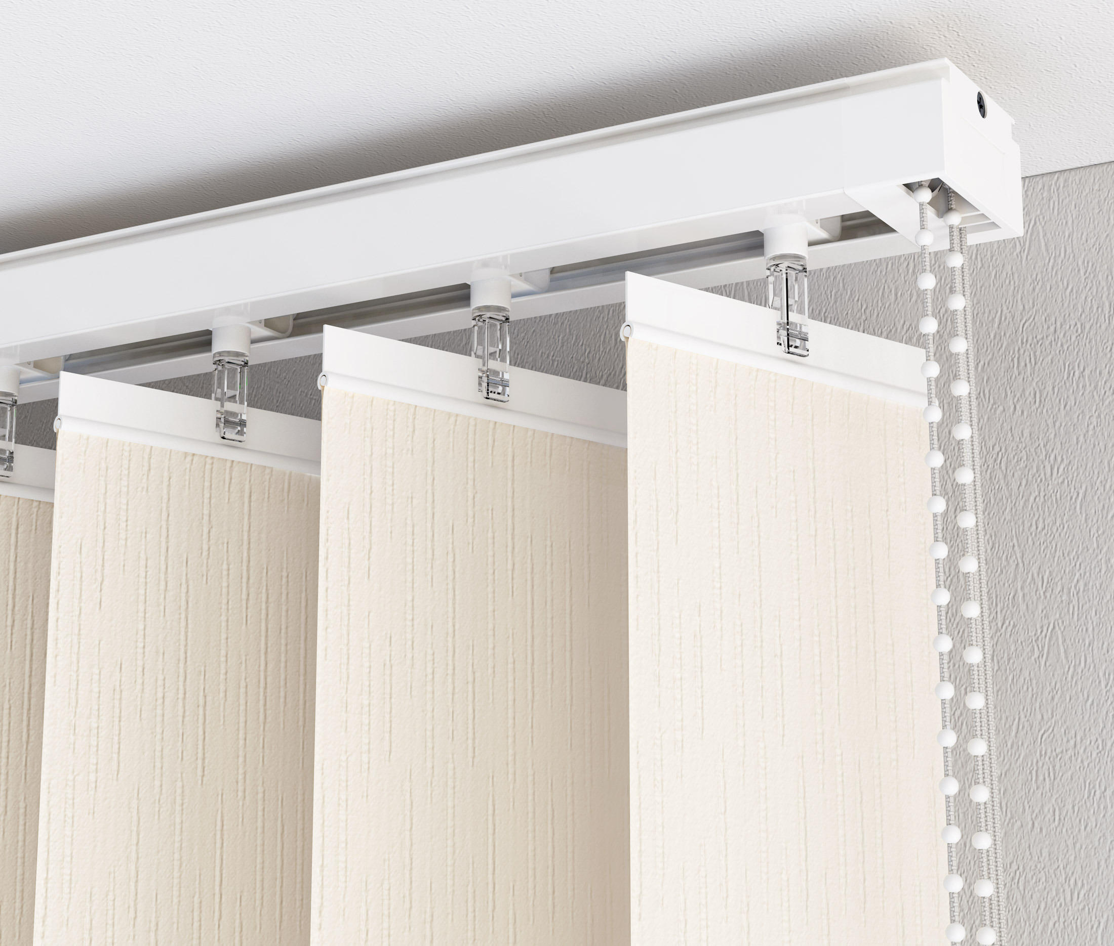 VERTIKALLAMELLEN  - Beigebraun, Basics, Textil (12,5/250cm) - Homeware