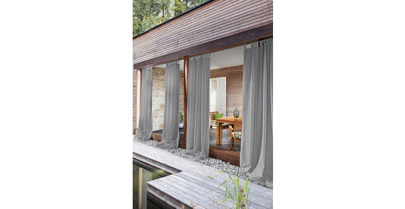 OUTDOORVORHANG blickdicht - Naturfarben, Basics, Textil (140/300cm) - Esposa