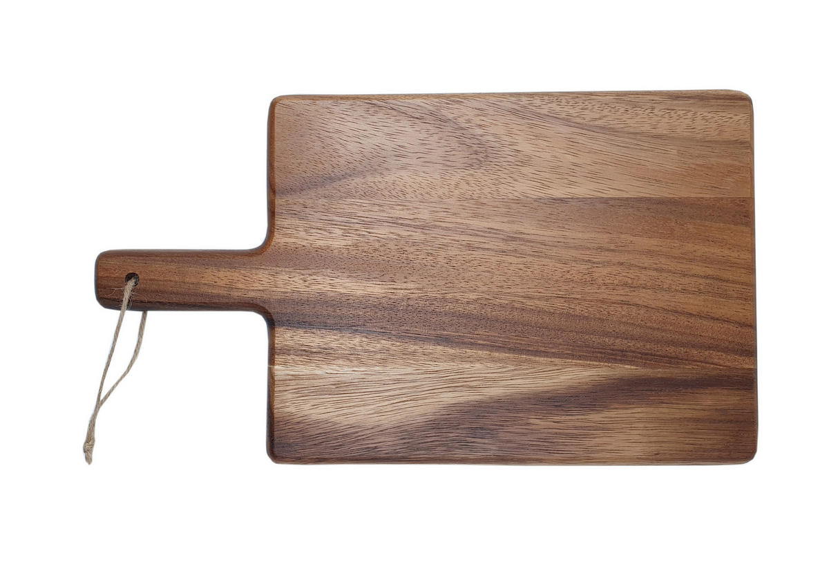 SCHNEIDEBRETT Holz, Textil Akazie homewares  - Akaziefarben, Natur, Holz/Textil (38/21,5/2cm) - Homeware Profession.