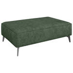 HOCKER in Textil Grün  - Schwarz/Grün, MODERN, Textil/Metall (130/44/85cm) - Carryhome