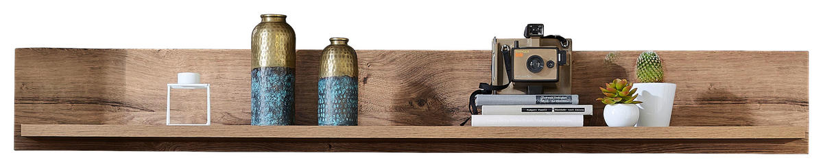 WANDBOARD Eichefarben  - Eichefarben, MODERN, Holzwerkstoff (155/20/25cm) - Livetastic