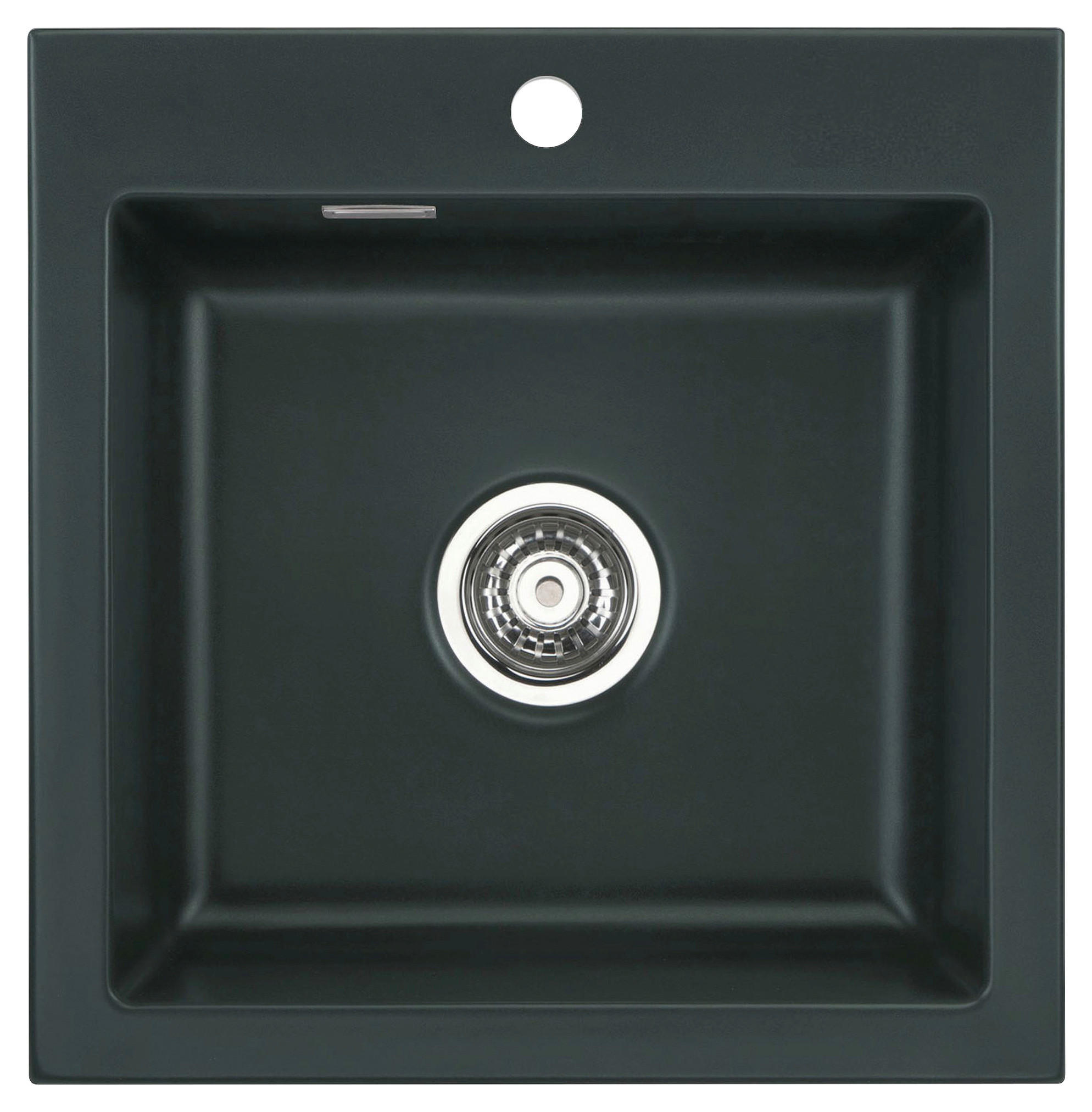 SPÜLE Mera 51 / 50010156  - Dunkelgrün, Basics, Keramik (51/51/20cm) - Systemceram