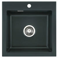 SPÜLE Mera 51 / 50010156  - Dunkelgrün, Basics, Keramik (51/51/20cm) - Systemceram