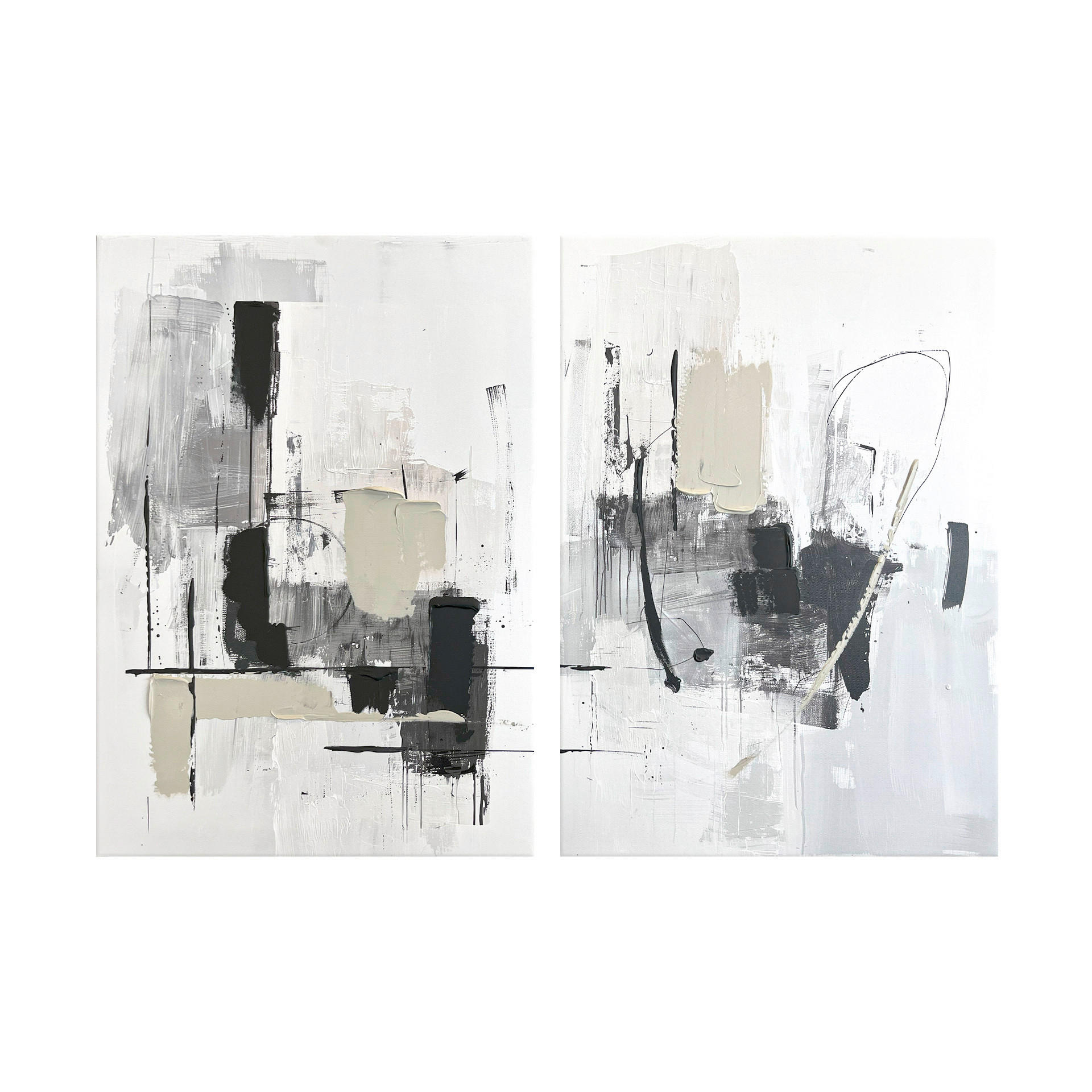 BILDERSET 50/70 cm  - Multicolor, Basics, Holz/Textil (50/70cm)