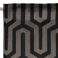 FERTIGVORHANG  blickdicht  140/245 cm   - Goldfarben/Schwarz, Design, Textil (140/245cm) - Dieter Knoll