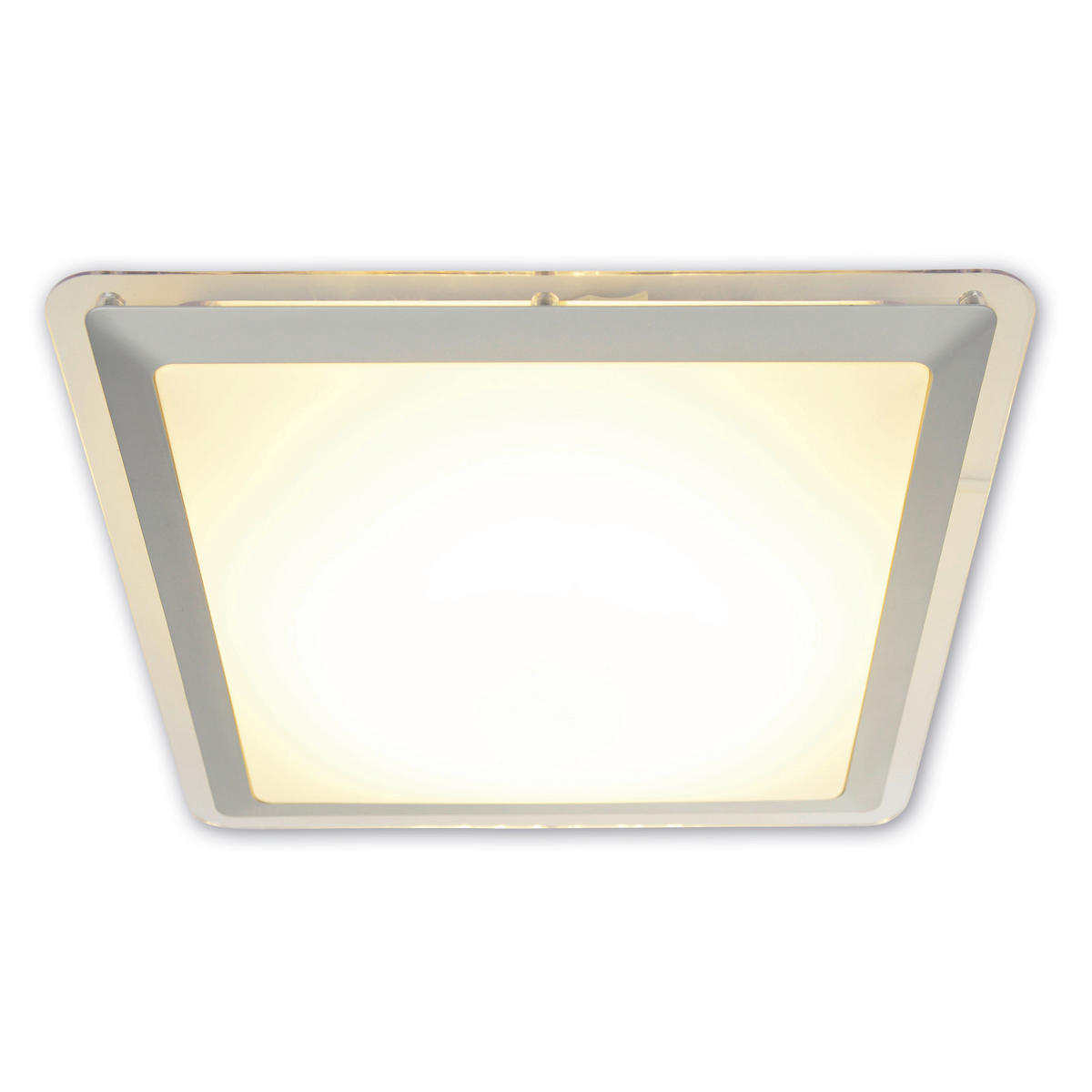 LED-WANDLEUCHTE Stan   - Weiß, Basics, Kunststoff/Metall (16/19cm) - Näve