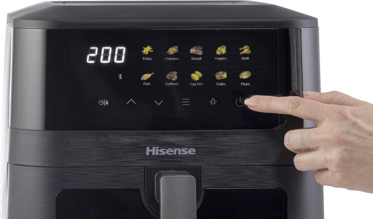 HEISSLUFTFRITTEUSE - Schwarz, Trend (31/40/35cm) - Hisense