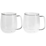 KAFFEEGLÄSERSET 2-teilig  - Klar, KONVENTIONELL, Glas (8kg) - Novel