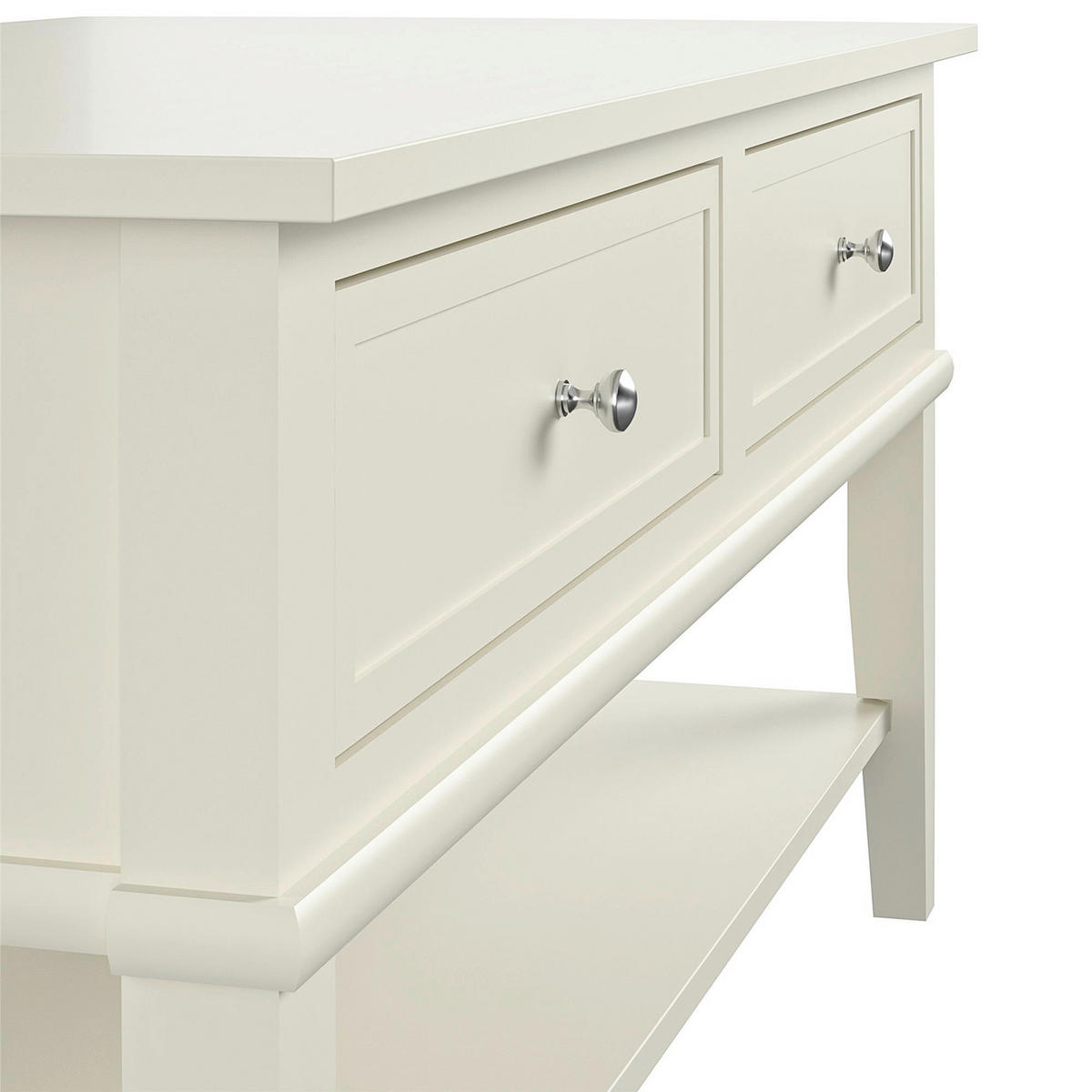 COUCHTISCH in Holzwerkstoff  - Silberfarben/Weiß, Design, Holzwerkstoff/Metall (103/46/52cm) - MID.YOU