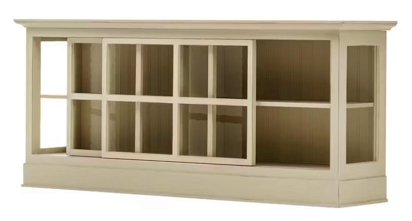 SIDEBOARD UrbanClass in 190,5/82/49 cm - Elfenbein, LIFESTYLE, Glas/Holz (190,5/82/49cm) - Livetastic