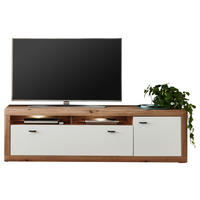 LOWBOARD  in 192,5/55,9/50,1 cm  - Anthrazit/Weiß, KONVENTIONELL, Holzwerkstoff/Kunststoff (192,5/55,9/50,1cm) - Stylife