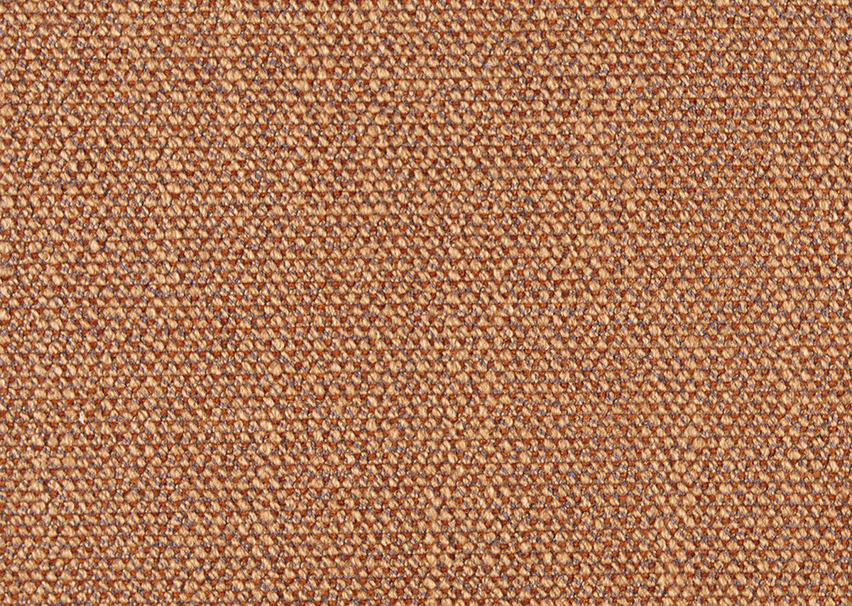 ECKSOFA in Flachgewebe Rostfarben  - Rostfarben/Schwarz, Design, Textil/Metall (285/190cm) - Johann Jakob