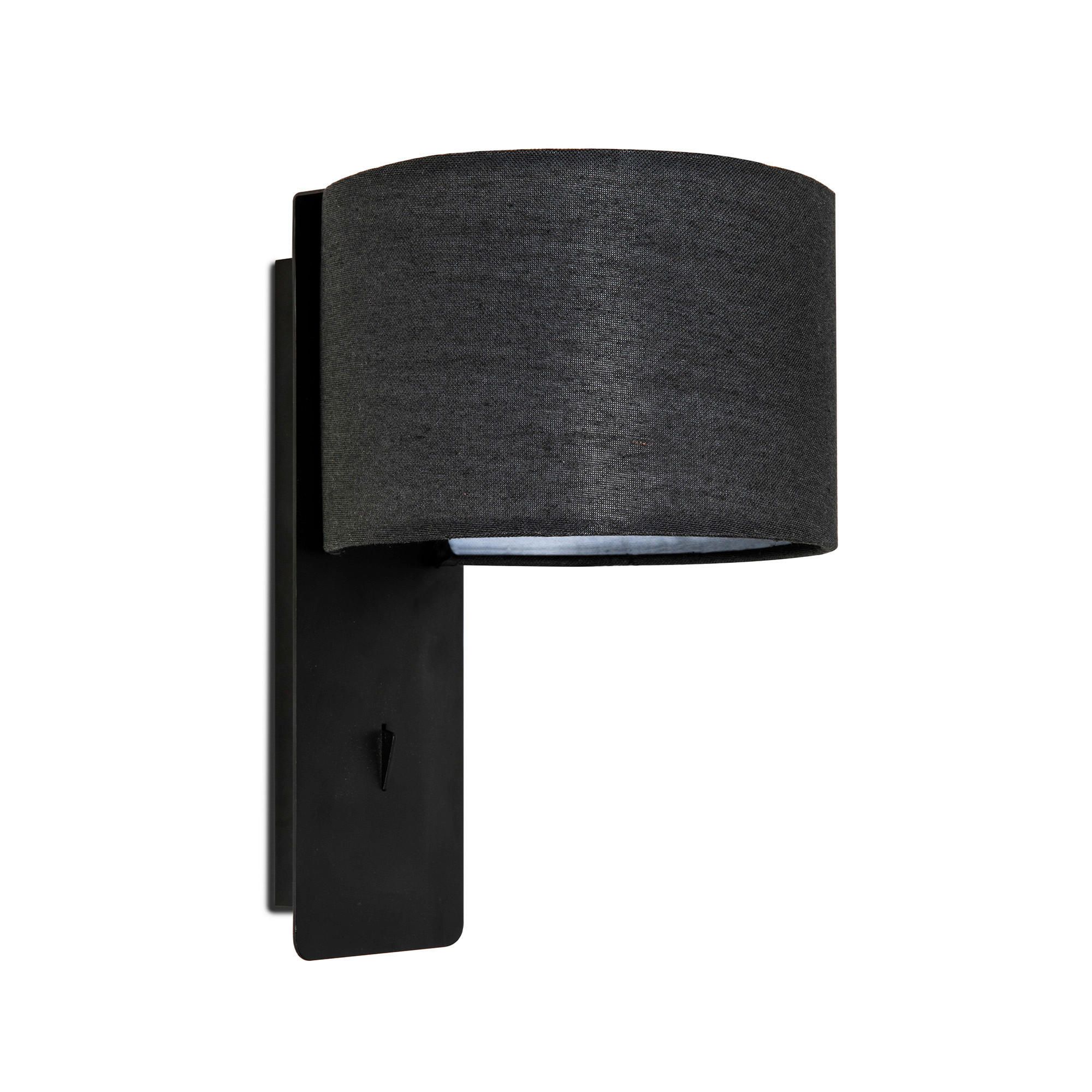 Faro Barcelona Wandleuchte Schwarz 22x30x20 cm