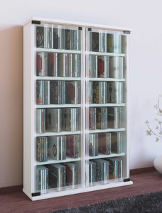CD Regal mit Glastüren für 300 CDs hier bestellen CD Regal mit Glastüren für 300 CDs hier bestellen