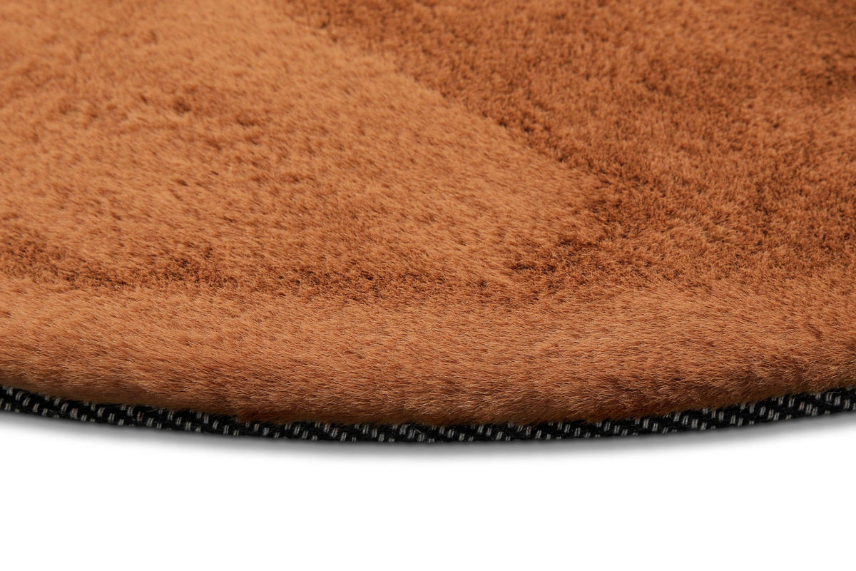 HOCHFLORTEPPICH 100/100 cm ESP-4377-09 Kupferfarben  - Kupferfarben, KONVENTIONELL, Textil (100/100cm) - Esprit