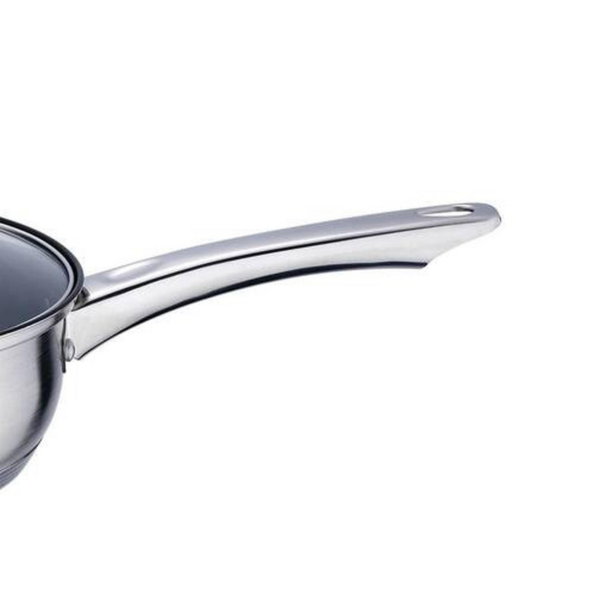 KOCHTOPFSET 12-teilig  - Edelstahlfarben/Transparent, MODERN, Glas/Metall