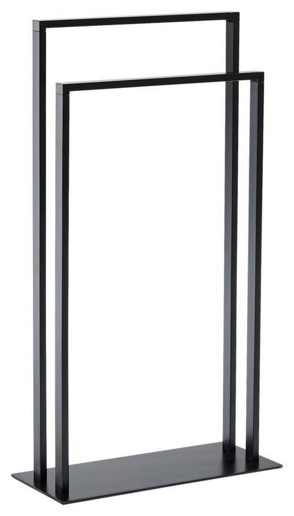 DRŽIAK NA UTERÁKY   - čierna, Konventionell, kov (45/81/20cm) - Livetastic