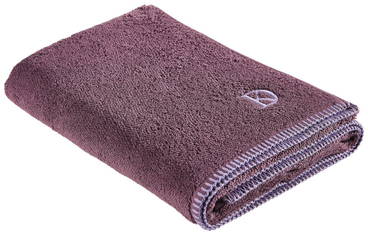 DUSCHTUCH BOLANO 70/140 cm  - Lila, KONVENTIONELL, Textil (70/140cm) - Dieter Knoll