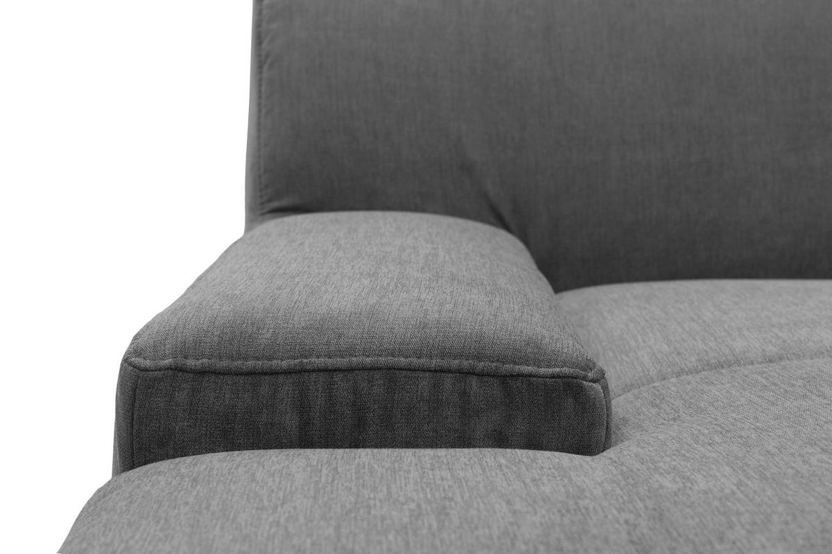 WOHNLANDSCHAFT Anthrazit Webstoff  - Wengefarben/Anthrazit, Design, Holz/Textil (153/328/212cm) - MID.YOU