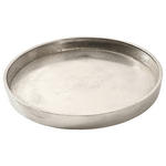 KERZENTELLER - Nickelfarben, Trend, Metall (20cm) - Ambia Home