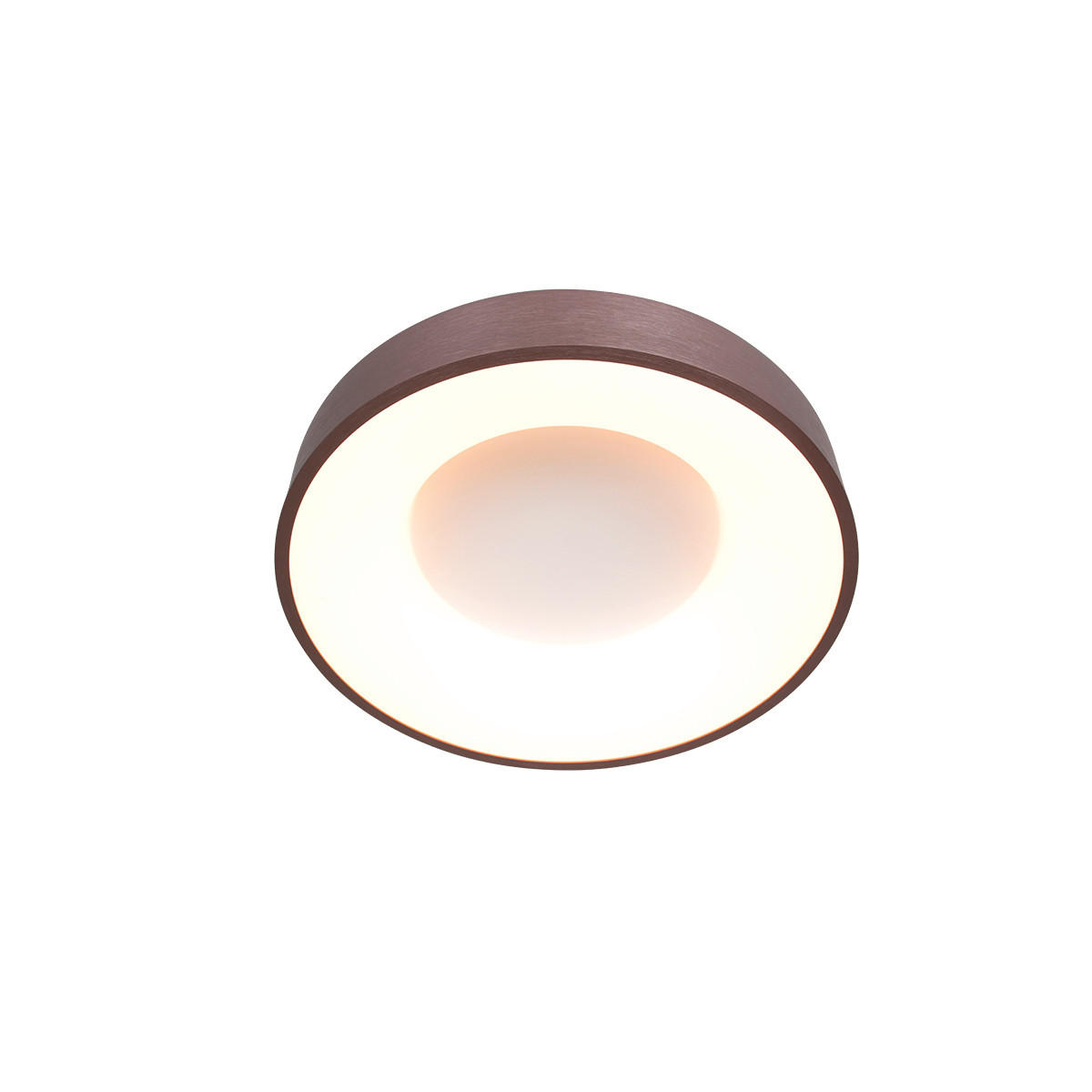 LED-DECKENLEUCHTE Ringlede 30/9 cm   - Bronzefarben, Basics, Kunststoff/Metall (30/9cm)