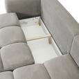 ECKSOFA Braun Flachgewebe  - Schwarz/Braun, KONVENTIONELL, Kunststoff/Textil (274/174cm) - Carryhome