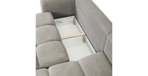ECKSOFA Braun Flachgewebe - Schwarz/Braun, KONVENTIONELL, Kunststoff/Textil (274/174cm) - Carryhome