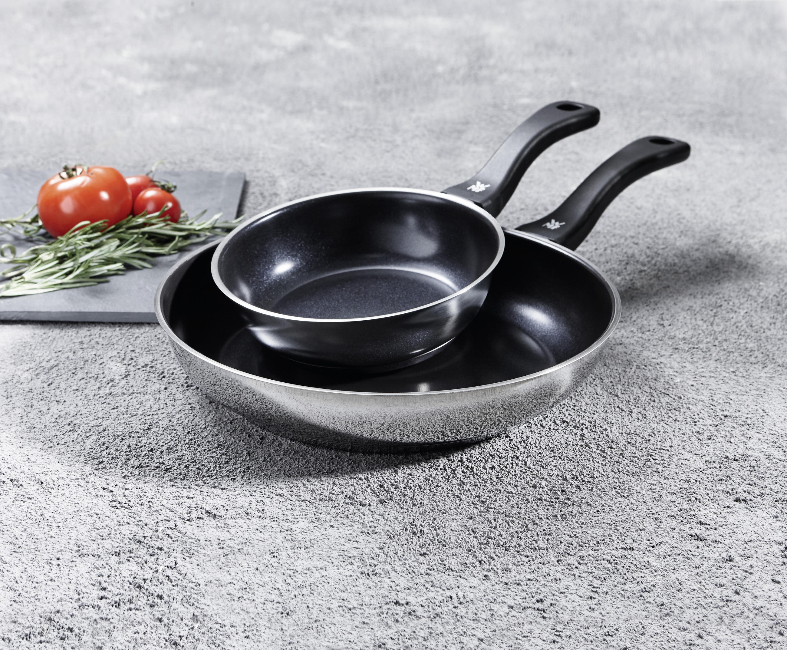 PFANNENSET Devil Edelstahl 2-teilig  - Edelstahlfarben, Basics, Keramik/Metall - WMF