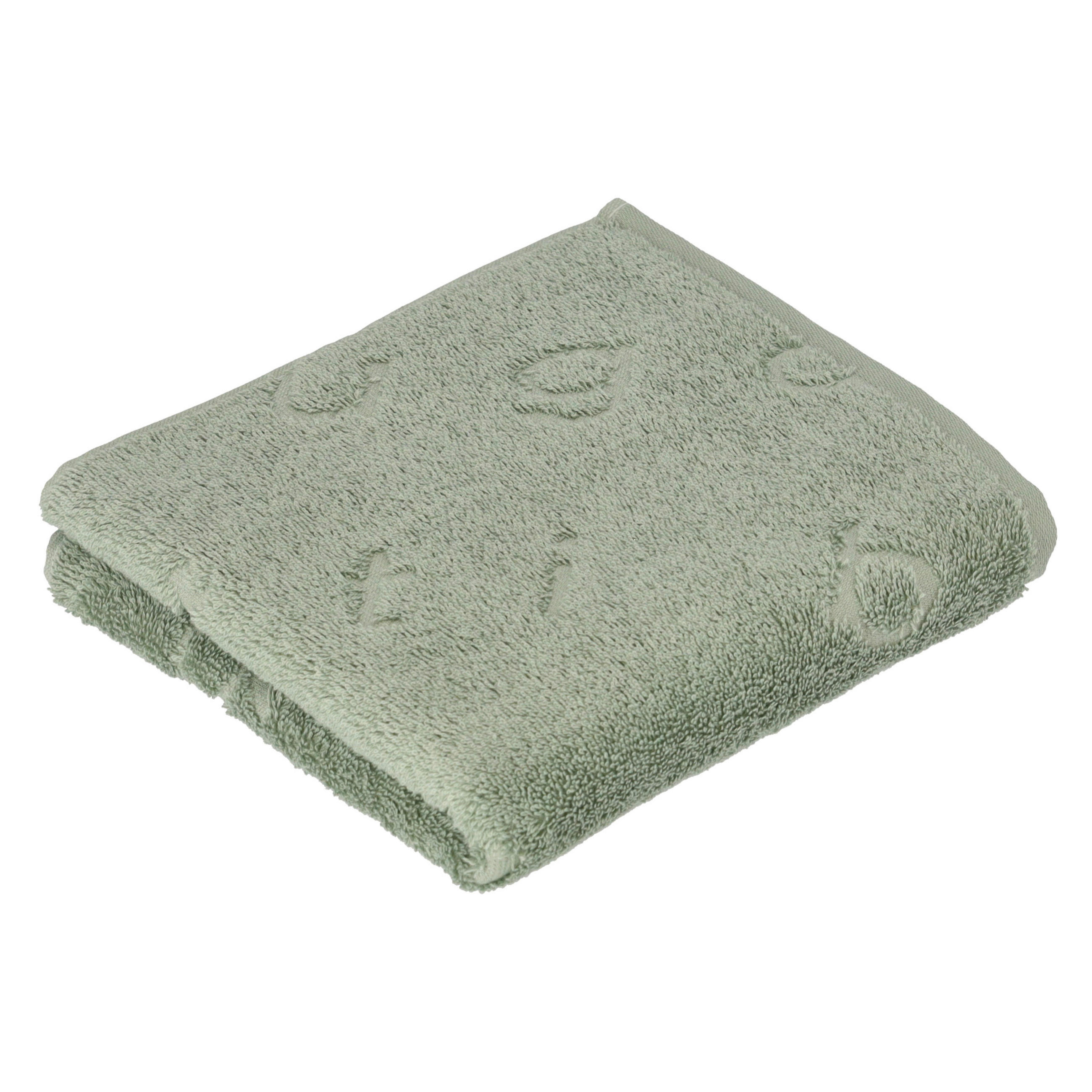 HANDTUCH TRENTINO Grün  - Grün, Basics, Textil (50/100cm) - Vossen