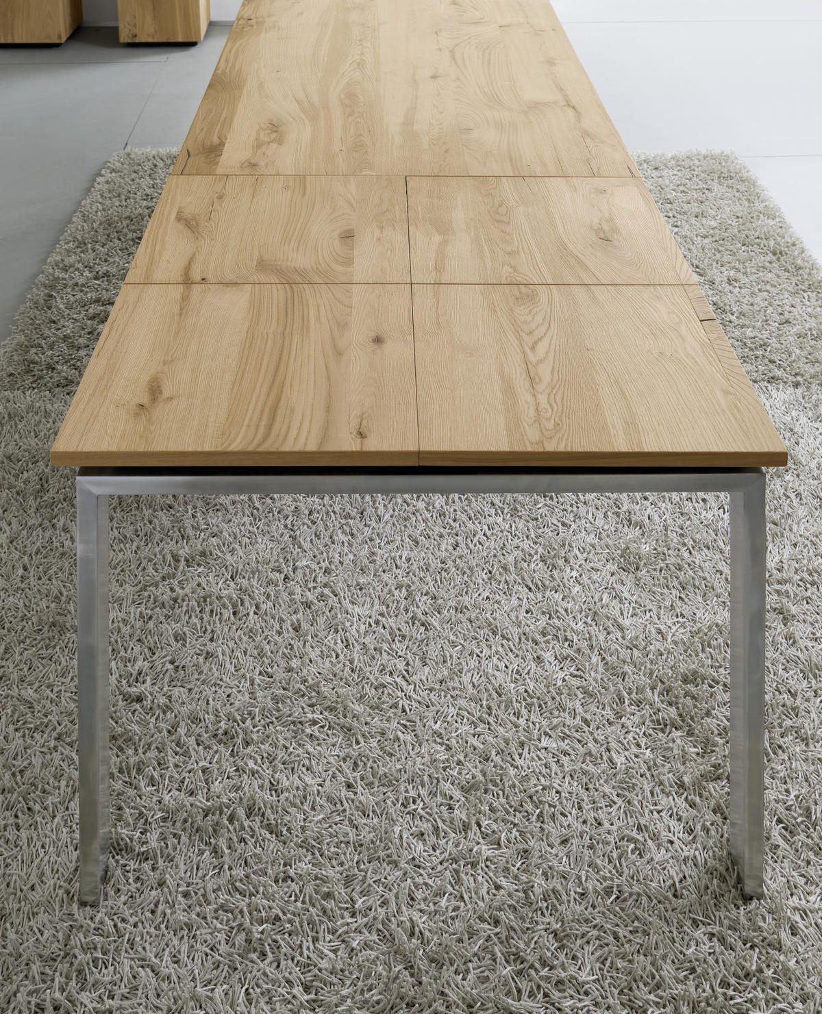 ESSTISCH in Holz, Metall, Holzwerkstoff 190/100/75 cm  - Edelstahlfarben/Eichefarben, Konventionell, Holz/Holzwerkstoff (190/100/75cm) - Venjakob