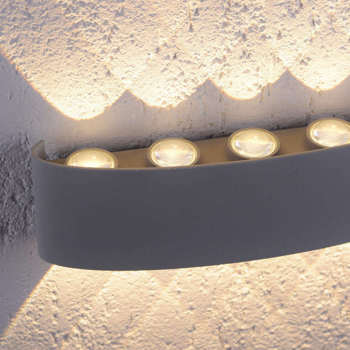 LED-WANDLEUCHTE Carlo 27/4,7/8 cm   - Silberfarben, Design, Metall (27/4,7/8cm) - Paul Neuhaus