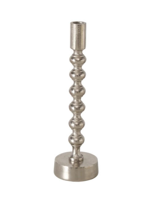 LJUSSTAKE FÖR STAVLJUS  - silver, Basics, metall (9/31cm) - Ambia Home