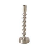 LJUSSTAKE FÖR STAVLJUS  - silver, Basics, metall (9/31cm) - Ambia Home