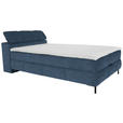 BOXBETT 120/200 cm  in Blau  - Blau/Schwarz, KONVENTIONELL, Holz/Holzwerkstoff (120/200cm) - Xora