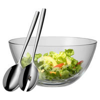 SALÁTOVÁ MÍSA S PŘÍSLUŠENSTVÍ, 23,5 cm - Design, kov/sklo (23,5cm) - WMF